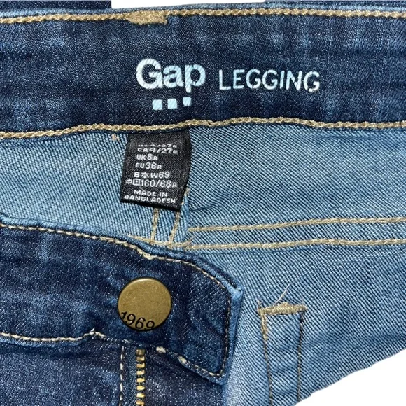 Gap Denim Leggings Size 4 - Picture 2 of 8